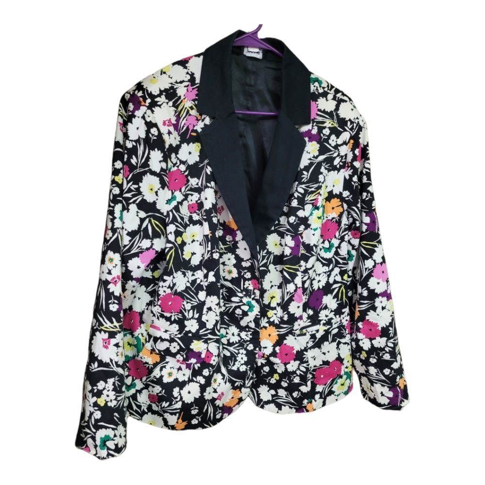 Torrid 3 floral blazer jacket 3X